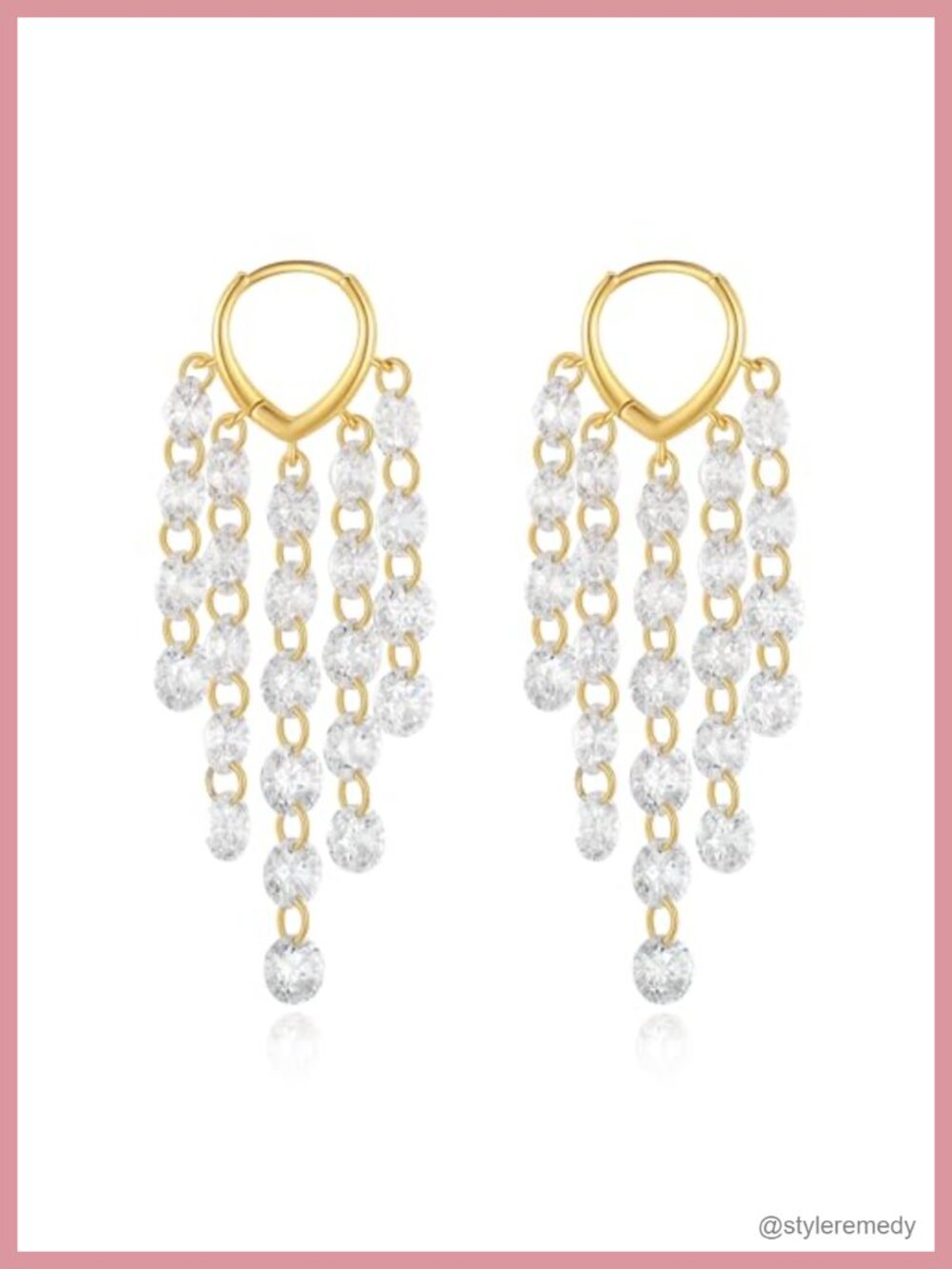 18K Gold Plated Leaf Hoop Dangle Drop Earrings for Women
